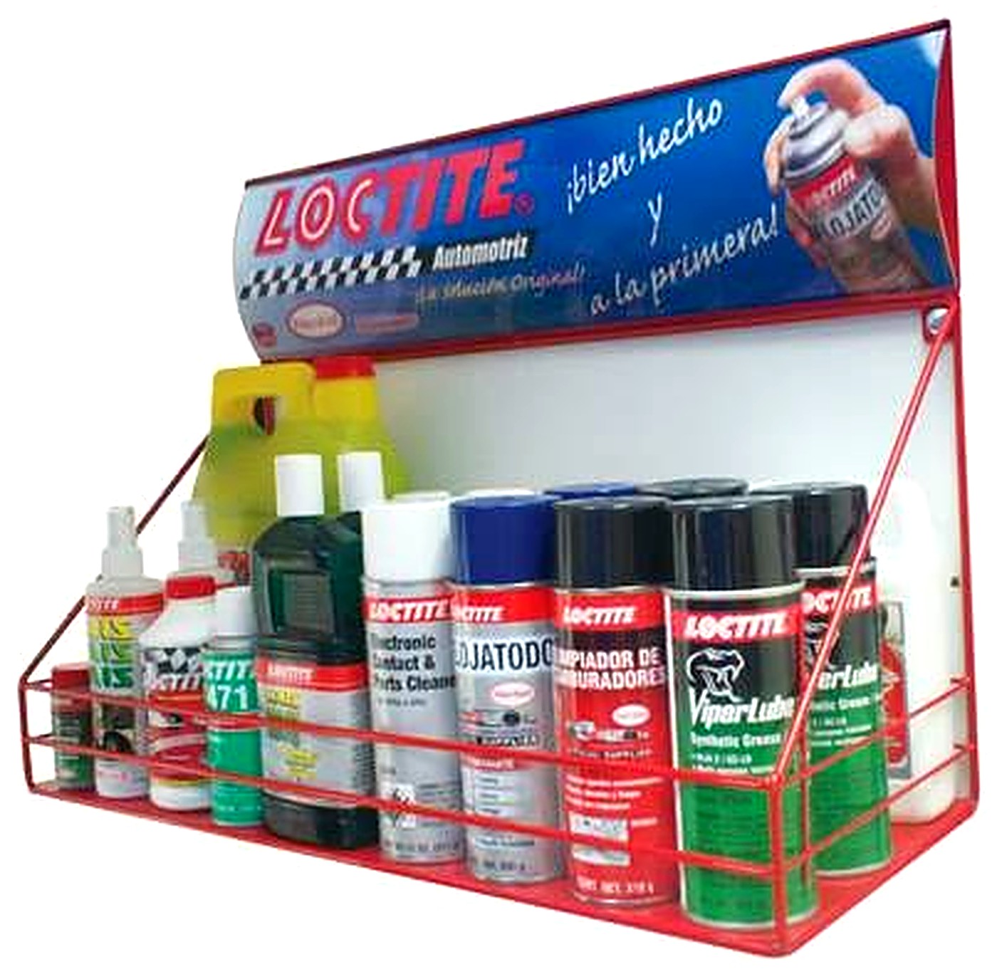 Rack fabricado para Loctite