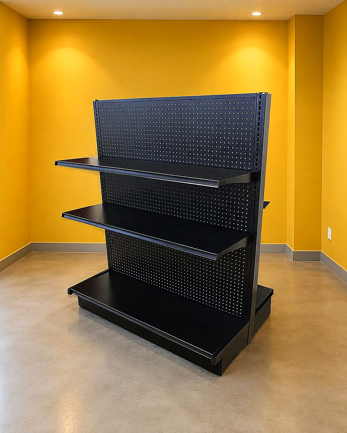 Góndola metálica pegboard