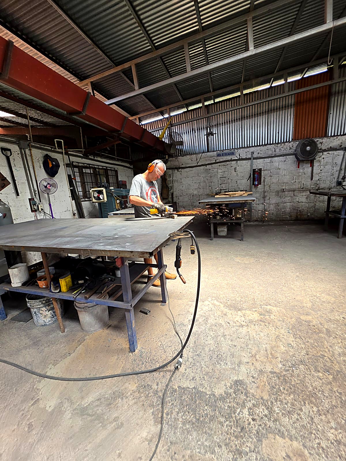 Soldadura de estructura metálica